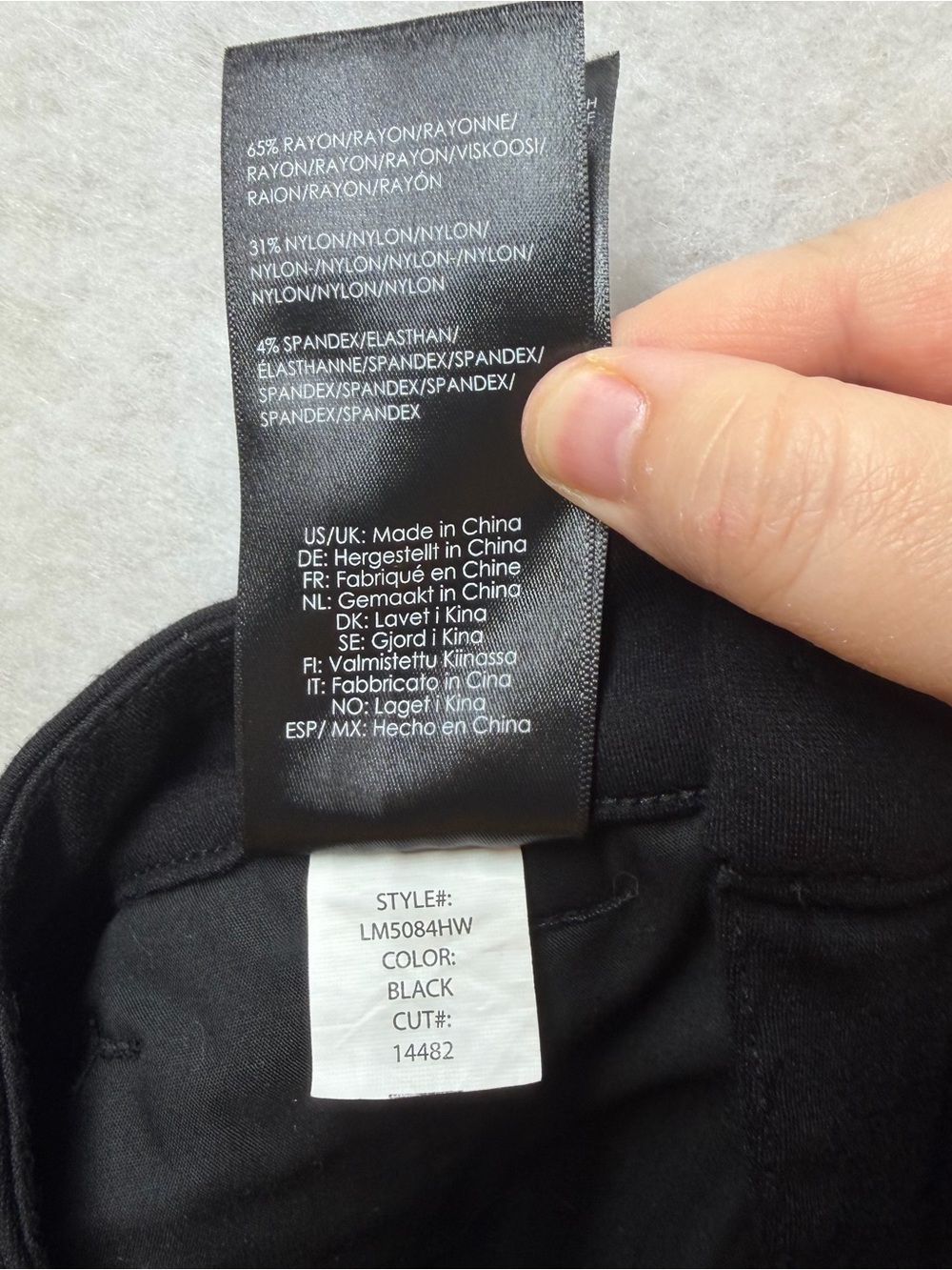 Liverpool Los Angeles Kelsey Knit Trouser Pants Black Size 4/27 Ponte Ankle - Picture 10 of 10